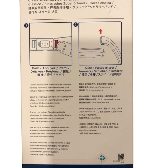 Fitbit Charge 2 Band in Purple Size Small - Picture 6 of 10